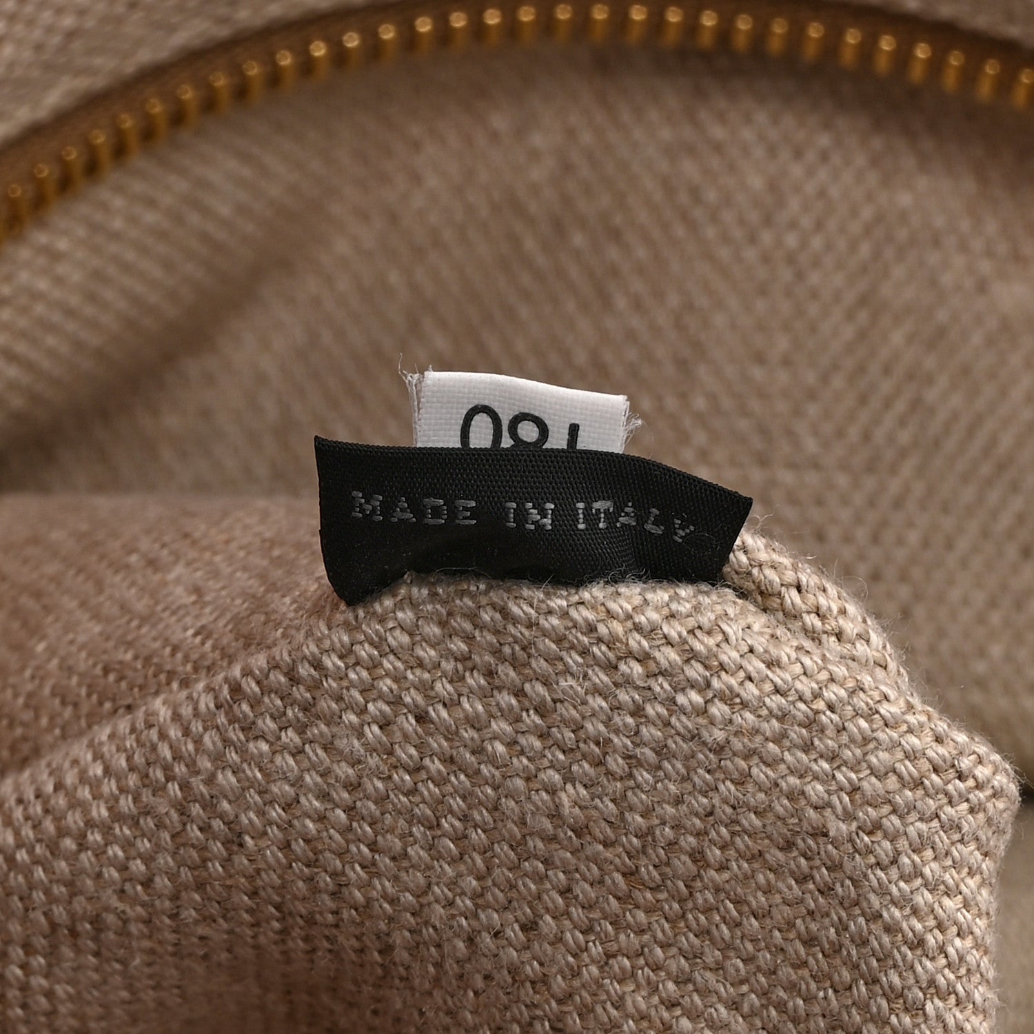 Prada Canapa Striped Tote Arancio 7 of 10