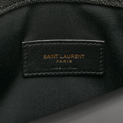 Saint Laurent Grain De Poudre Uptown Pouch Black 6 of 7