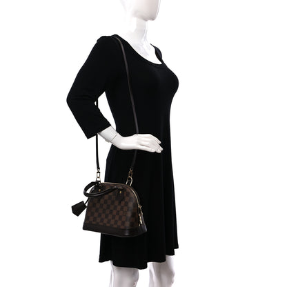 Louis Vuitton Damier Ebene Alma BB 2 of 9