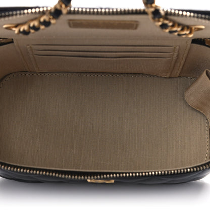 Chanel Lambskin Quilted Pearl Crush Small Vanity Case With Chain Black 5 of 14
