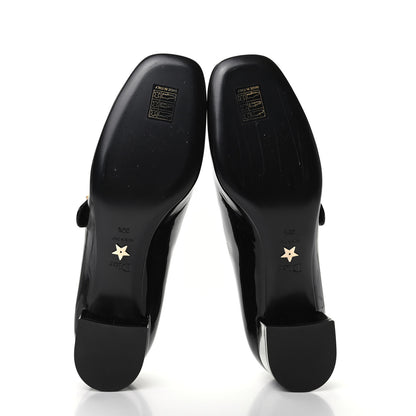 Christian Dior Patent Baby-D Ballet Pumps 39.5 Black 5 of 9