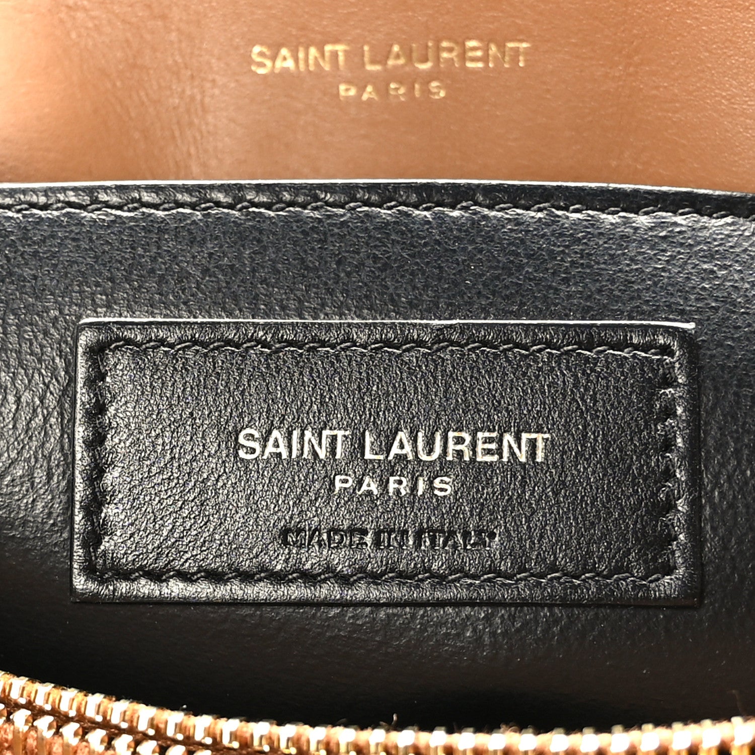 Saint Laurent Suede Calfskin Y Quilted Monogram Small Loulou Chain Satchel Cinnamon 6 of 9