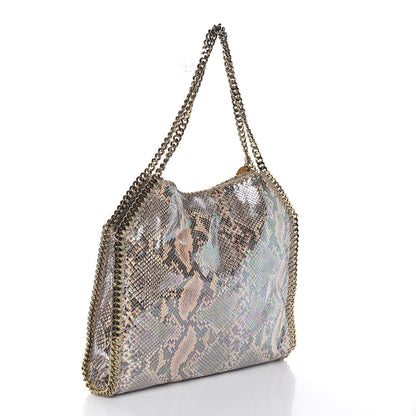 Stella McCartney Eco Python Oleographic Small Falabella Tote 3 of 8