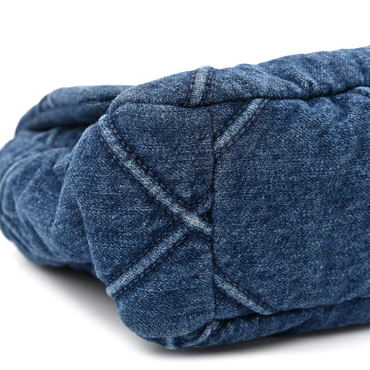 Chanel Denim Quilted Medium Chanel 19 Flap  Blue 9 of 10