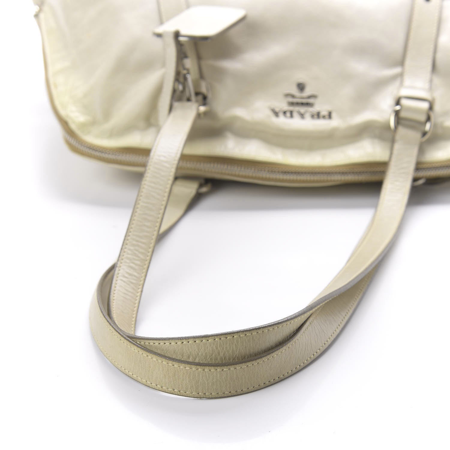 Prada Nappa New Look Tote Talco 8 of 11