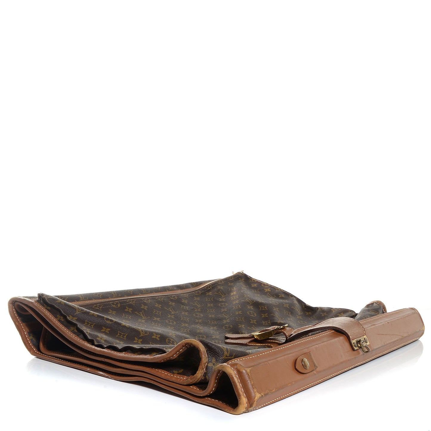 Monogram Saks Garment Carrier Bag