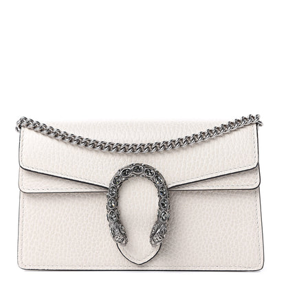 Gucci Dollar Calfskin Crystal Super Mini Dionysus Shoulder Bag Mystic White Black Diamond 1 of 12