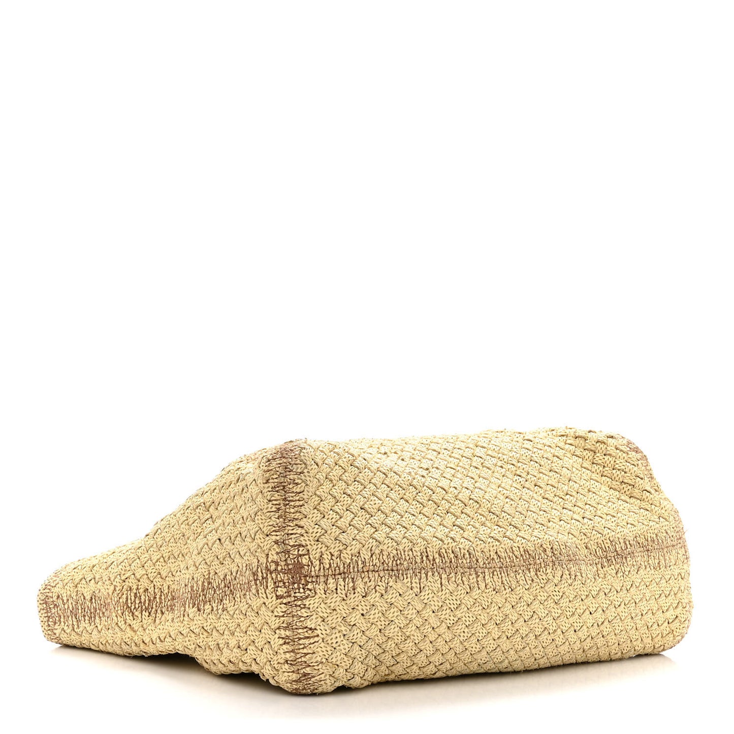Perforated Intrecciato Tote Taupe
