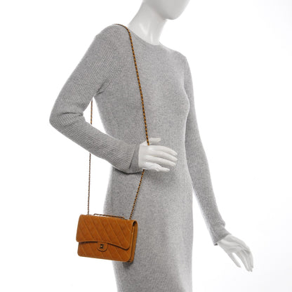 Chanel Patent Goatskin Quilted Wallet On Chain WOC Camel 2 of 8