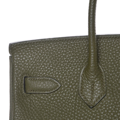 Hermes Togo Birkin 30 Vert Olive 29 of 31