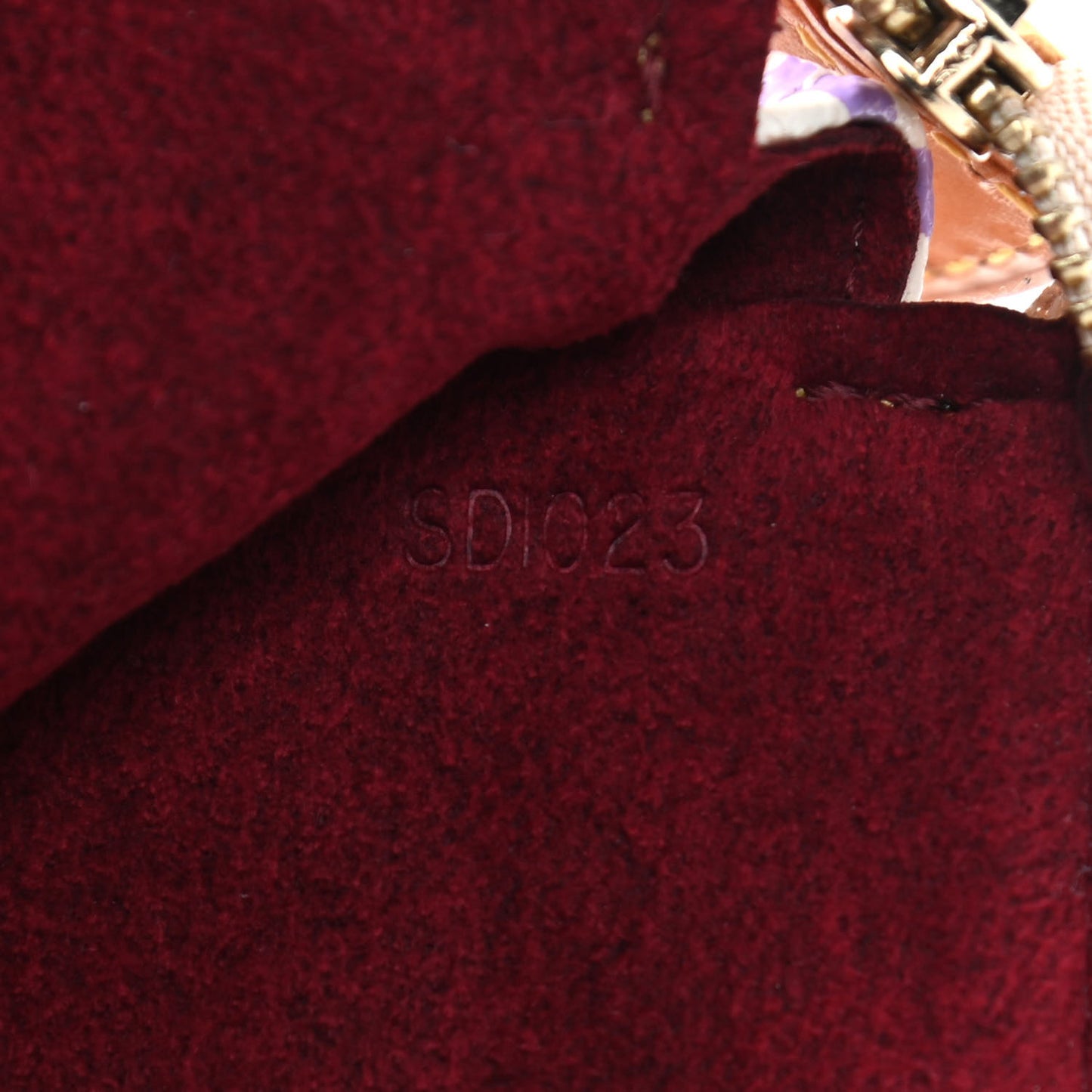 Monogram Multicolor Pochette Accessories White