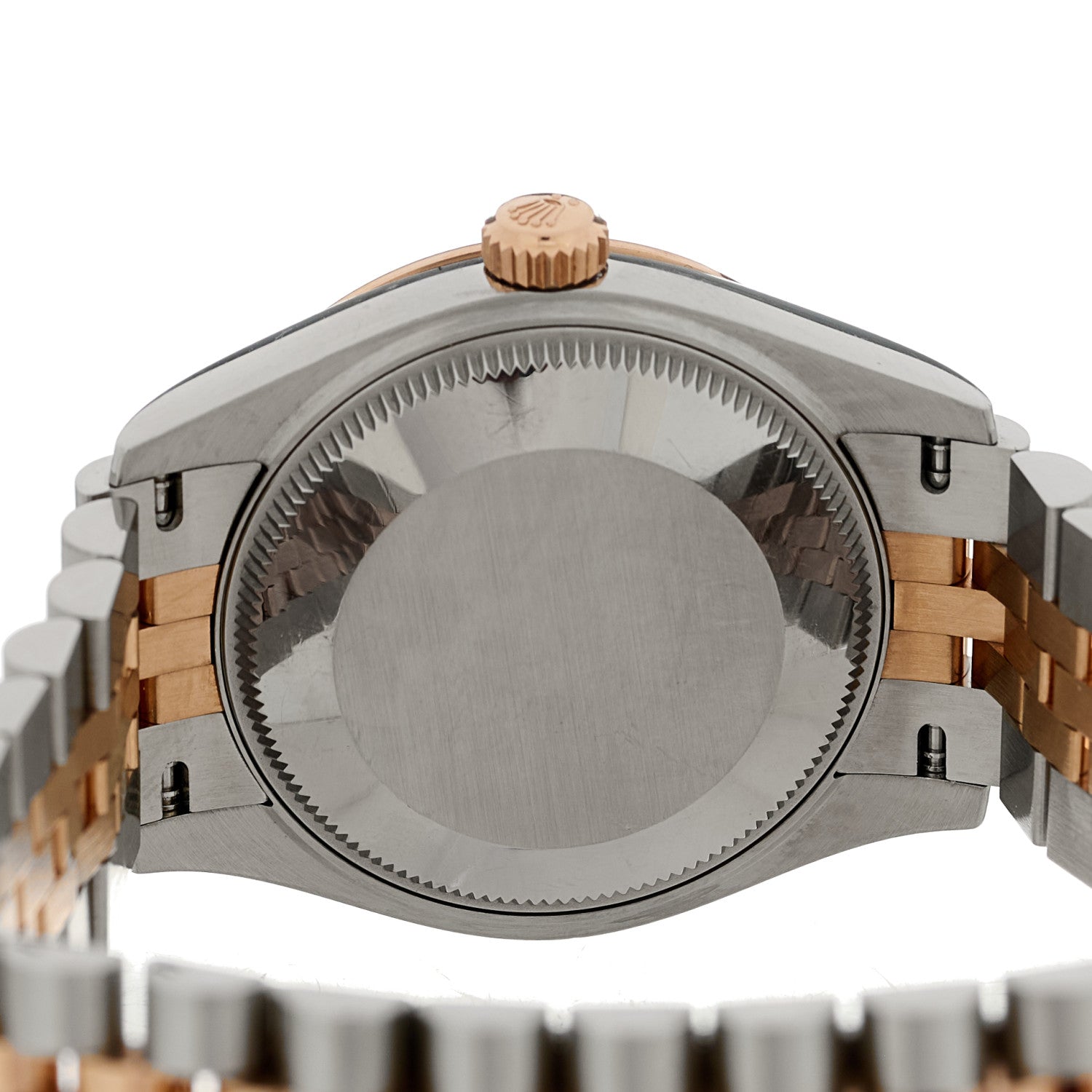 Rolex Stainless Steel 18K Everose Gold Diamond 31mm Oyster Perpetual Datejust Watch Sundust 278271 4 of 5