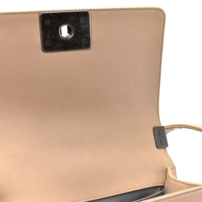 Chanel Calfskin Double Stitch Small Boy Flap Beige 11 of 20