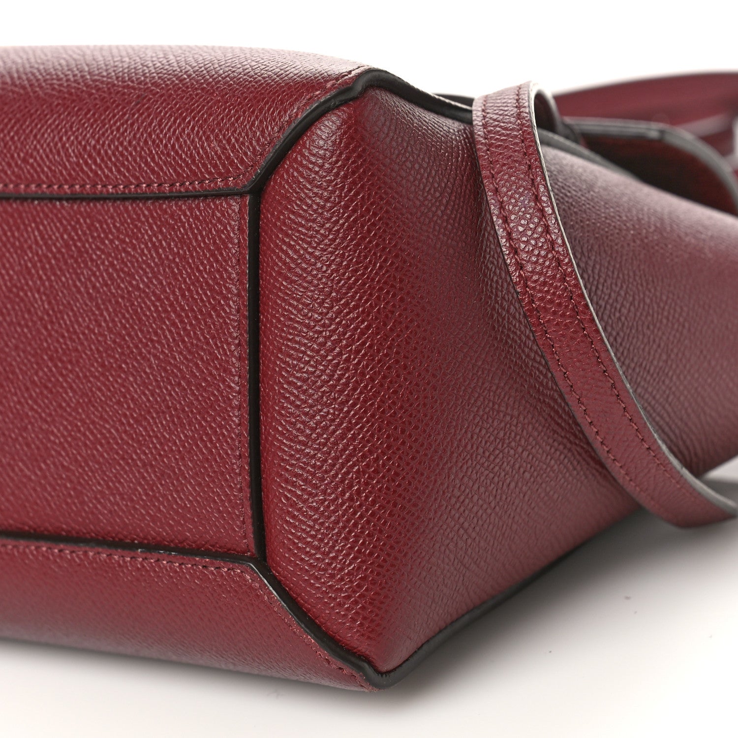 Celine Grained Calfskin Nano Belt Bag Acai 8 of 8