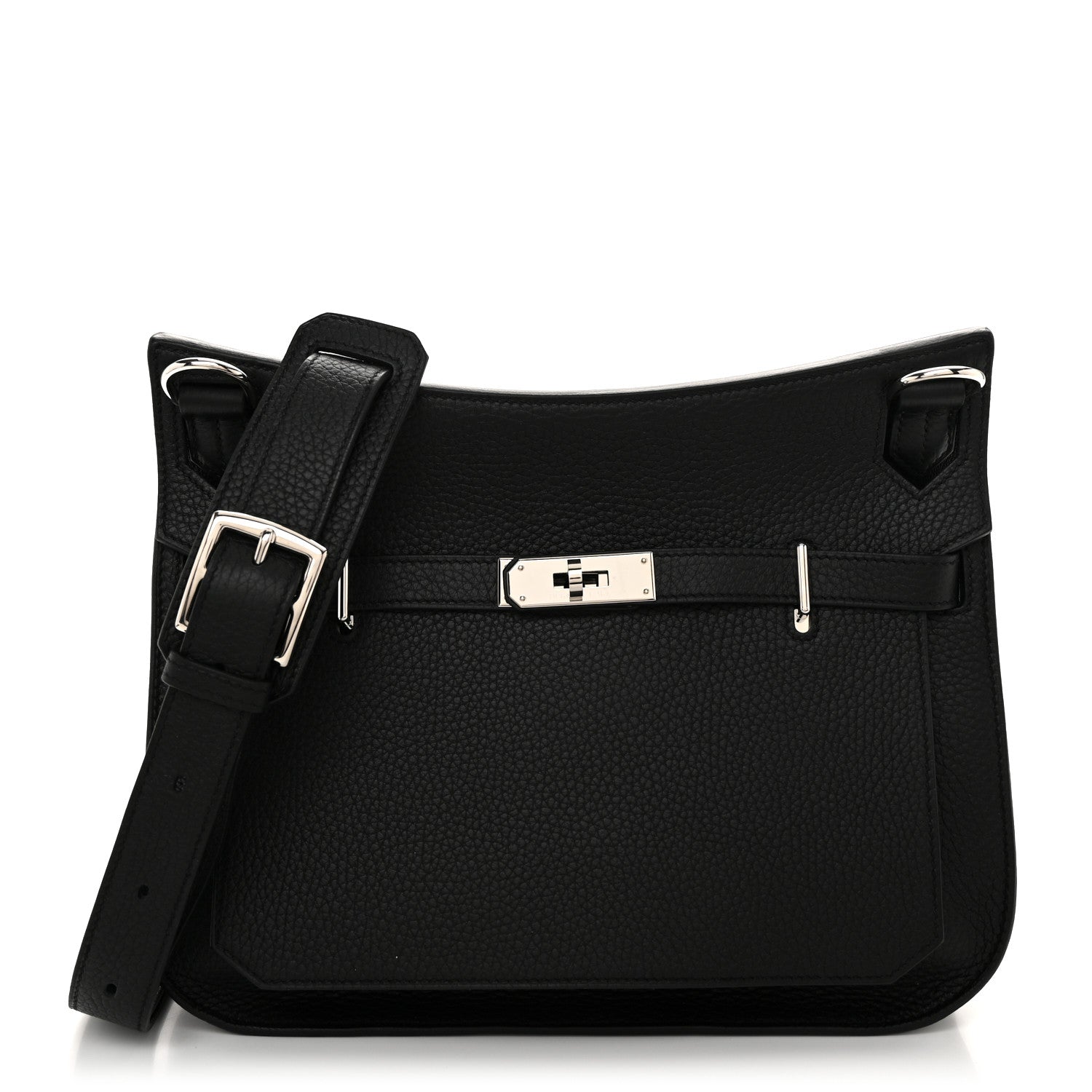 Hermes Taurillon Clemence Jypsiere 28 Black 1 of 10