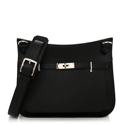 Hermes Taurillon Clemence Jypsiere 28 Black 1 of 10