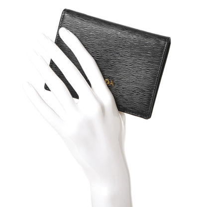 Prada Vitello Move Bi-Fold Wallet Nero Black 2 of 9