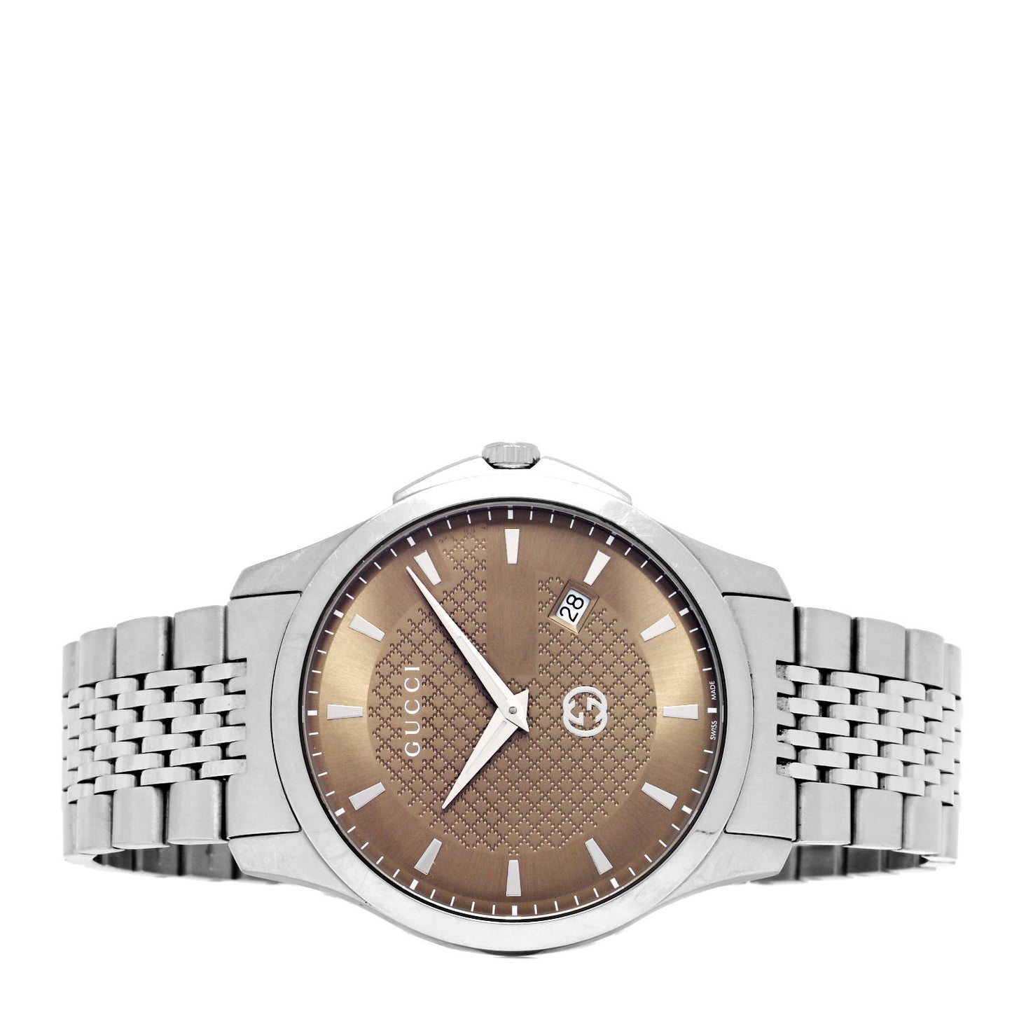 Stainless Steel 40mm G-Timeless Quartz Watch Brown