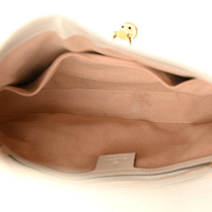 Gucci Boarded Dyana Lux Calfskin Small Jackie 1961 Hobo Mystic White 5 of 14