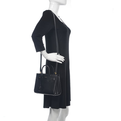Saint Laurent Calfskin Nano Sac De Jour Black 2 of 14