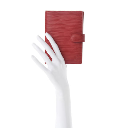 Louis Vuitton Epi Small Ring Agenda Cover Red 2 of 9