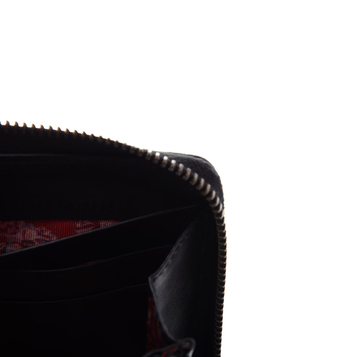 Calfskin Web Trapuntata GG Zip Around Wallet Black