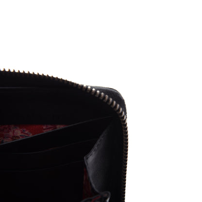 Gucci Calfskin Web Trapuntata GG Zip Around Wallet Black 7 of 7