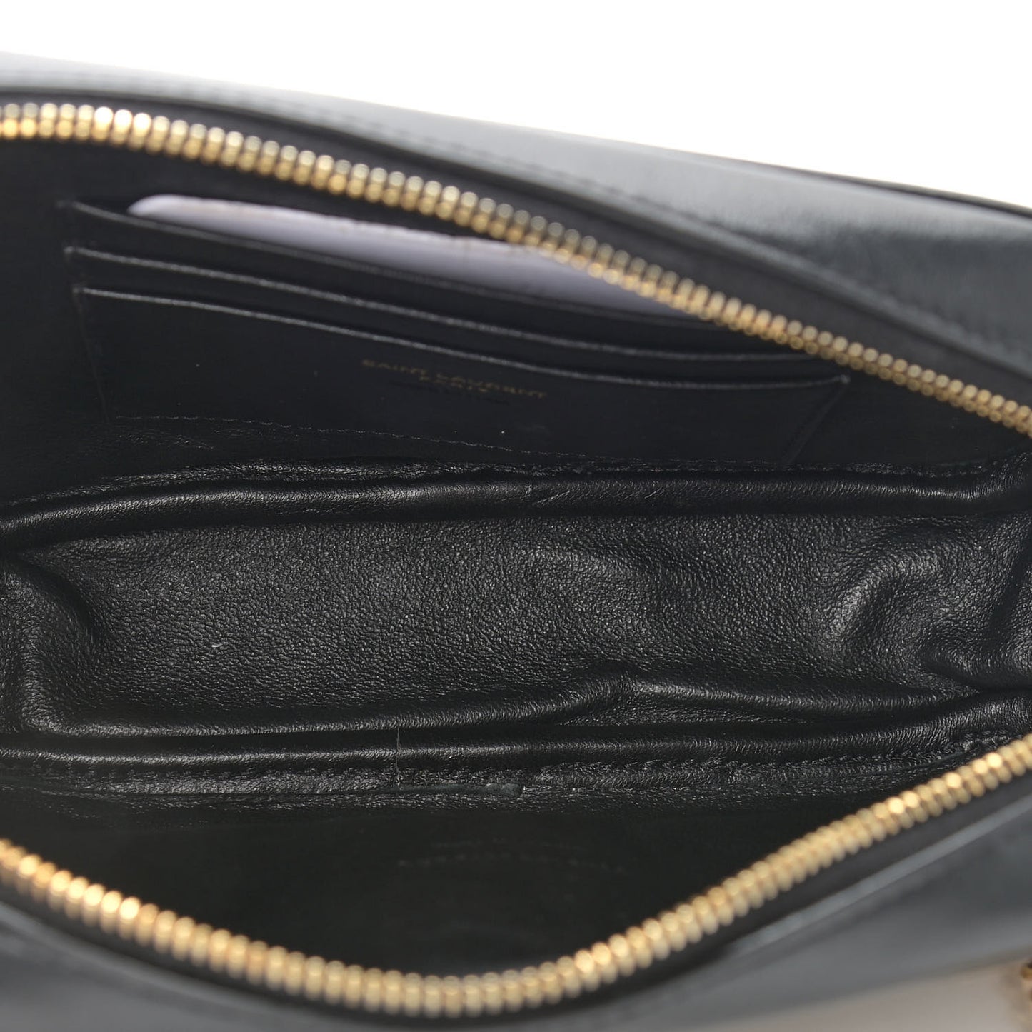 Canvas Calfskin Leopard Print Monogram Mini Lou Camera Bag Brown