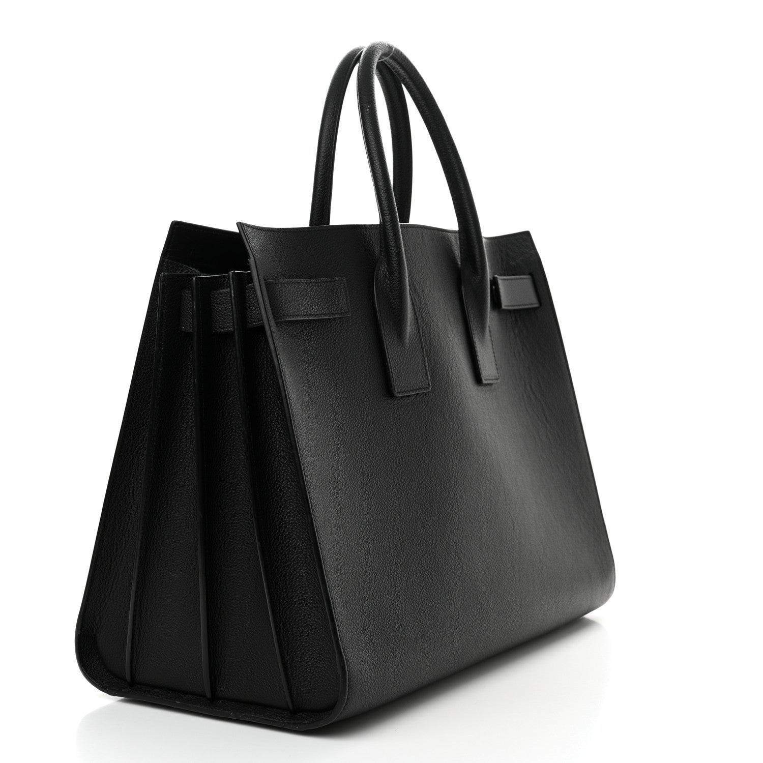 Saint Laurent Grained Calfskin Large Sac De Jour Carryall Black 4 of 20