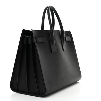 Saint Laurent Grained Calfskin Large Sac De Jour Carryall Black 4 of 20