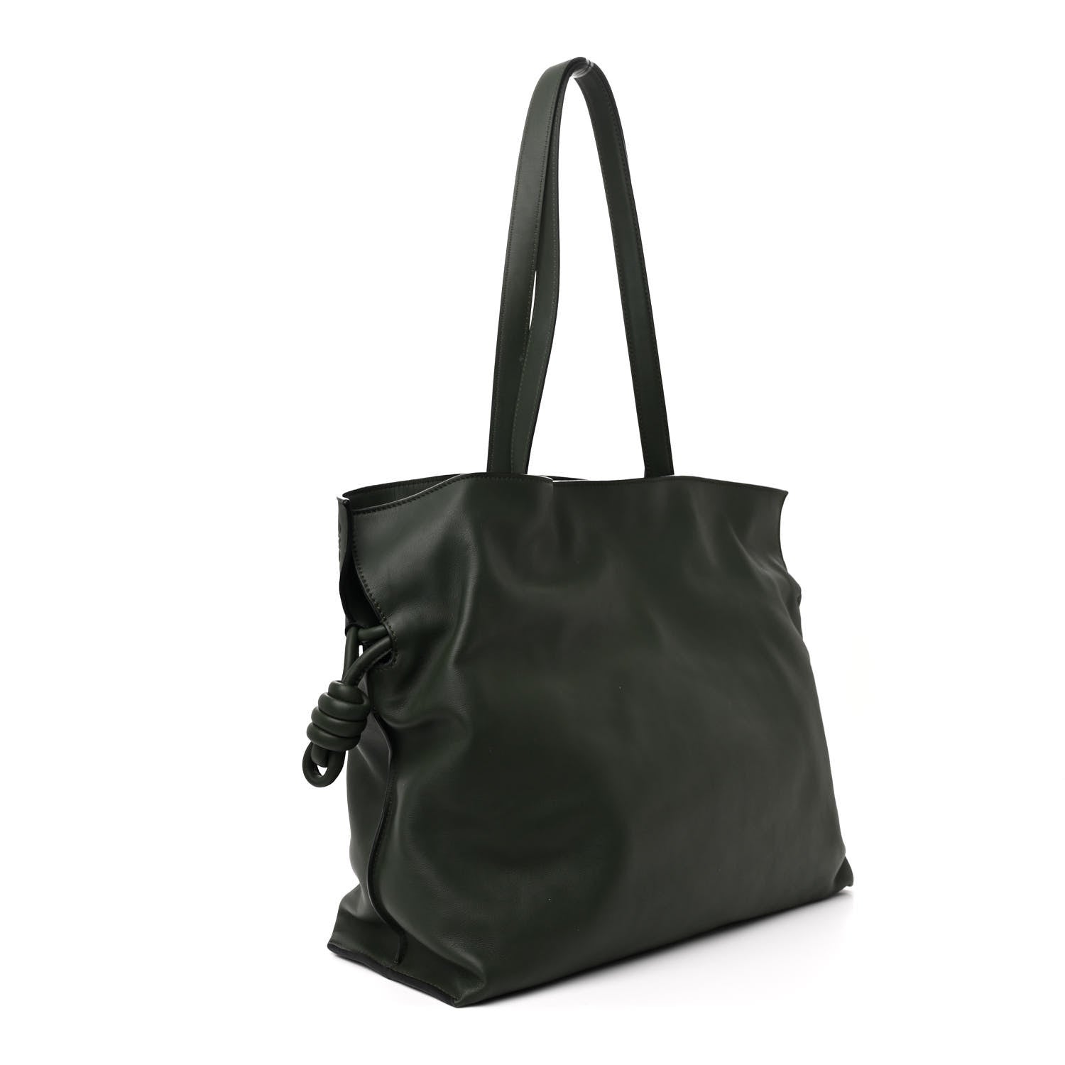 Loewe Calfskin Large Flamenco Knot Bag Khaki 3 of 10