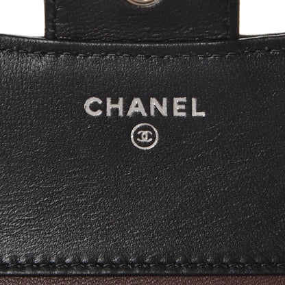 Chanel Lambskin Quilted Small Compact Wallet Black 6 of 9