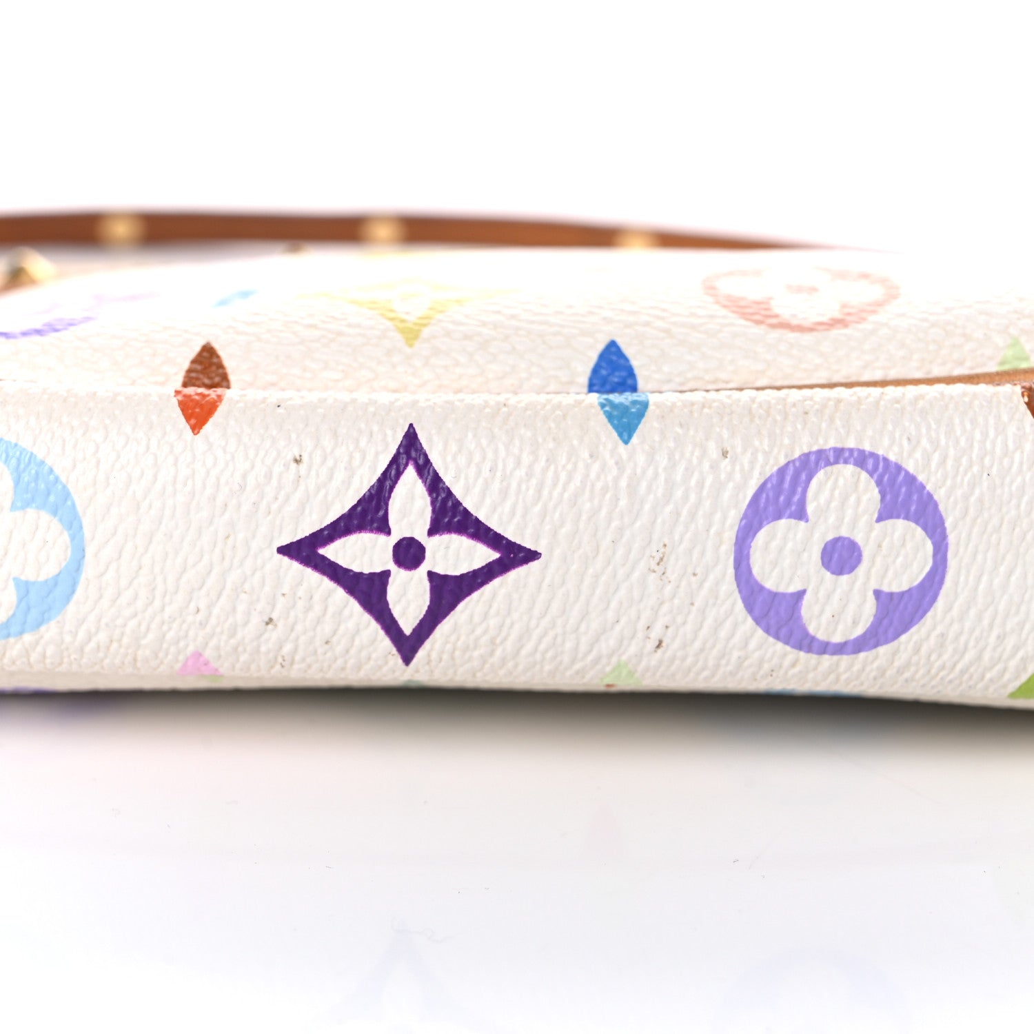 Louis Vuitton Monogram Multicolor Pochette Accessories White 13 of 23