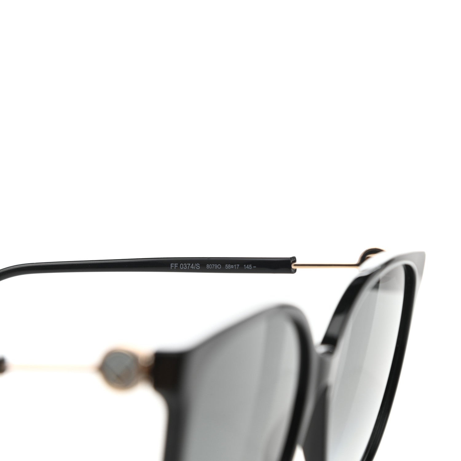 Fendi Sunglasses FF 0374/S Black 6 of 7