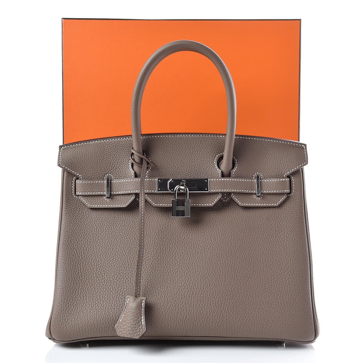 Hermes Togo Birkin 30 Etoupe 32 of 32
