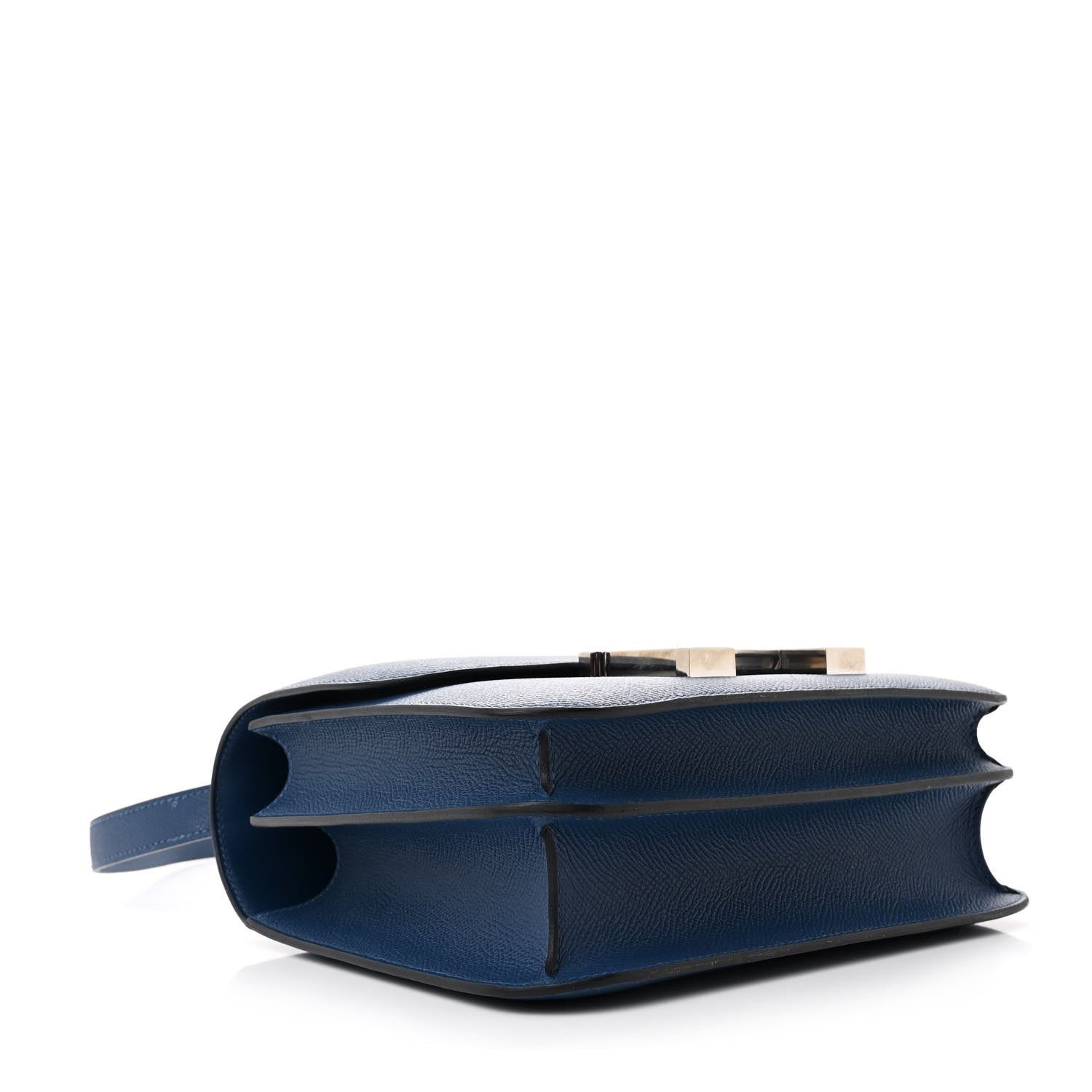 Hermes Epsom Enamel Constance 24 Deep Blue 4 of 14