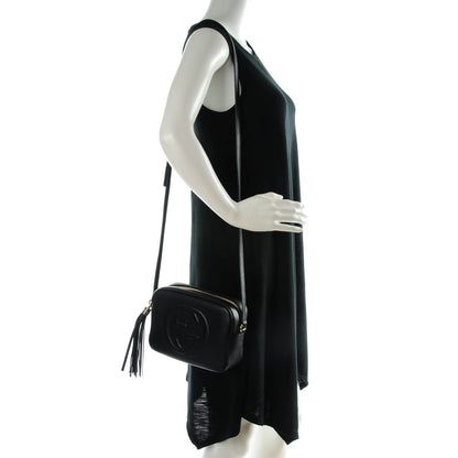 Gucci Pebbled Calfskin Small Soho Disco Bag Black 2 of 7