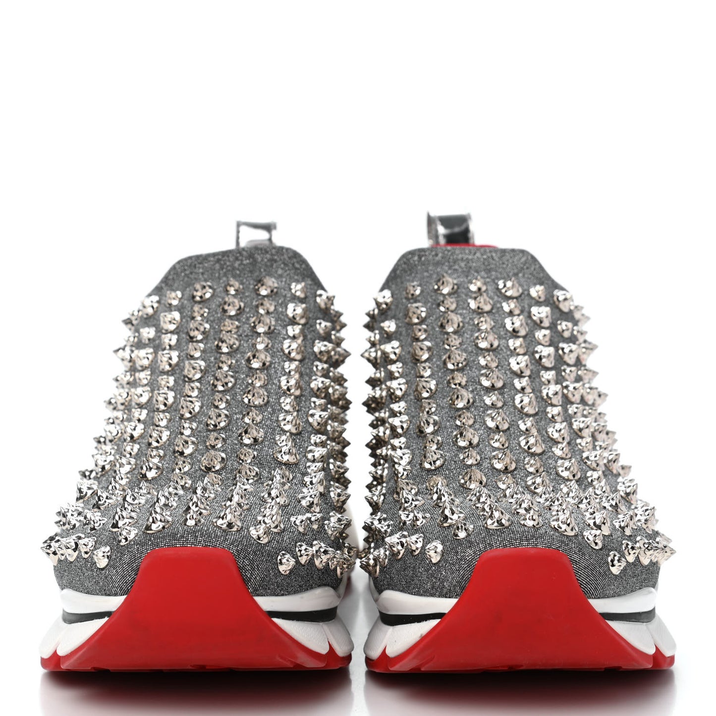 Neo Lame Spike Sock Donna Flat Sneakers 39 Silver