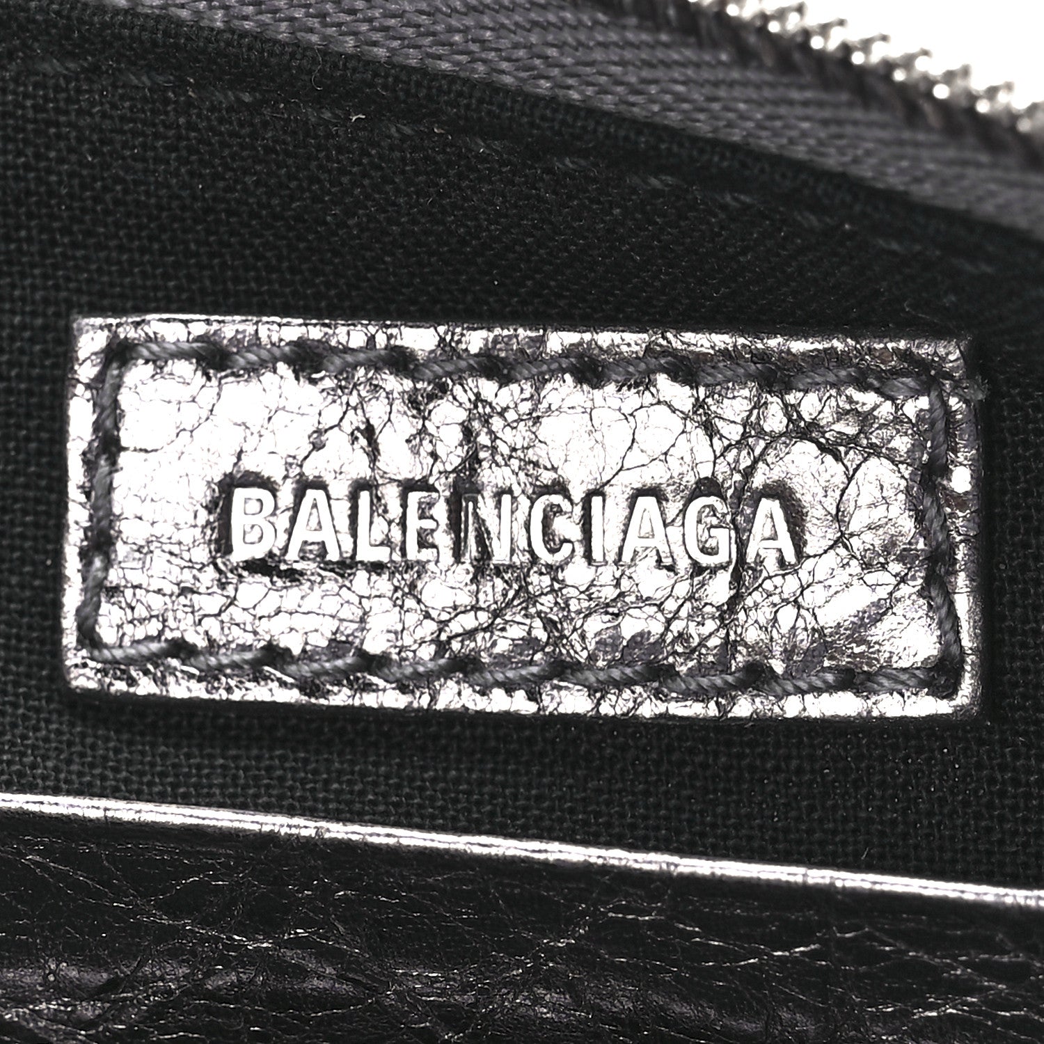 Balenciaga Metallic Agneau Arena Le Cagole Purse With Chain Mini Silver 6 of 11