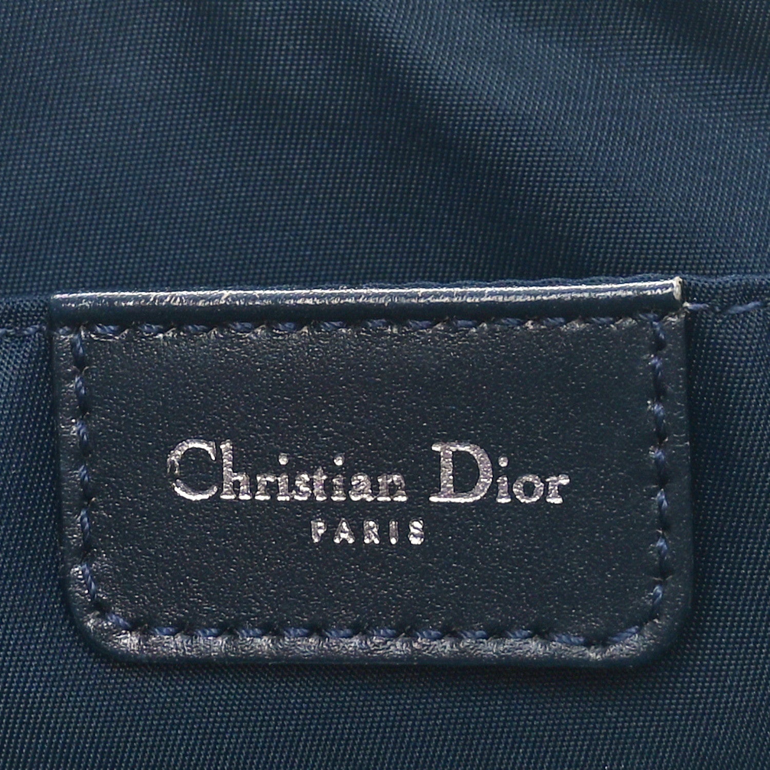 Christian Dior Monogram Shoulder Bag Pochette Black 6 of 12