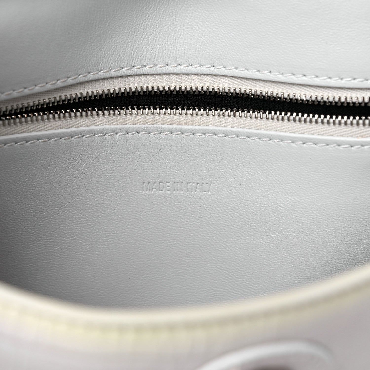 Balenciaga Extra Supple Calfskin Crocodile Embossed XS Downtown Shoulder Bag White 7 of 21