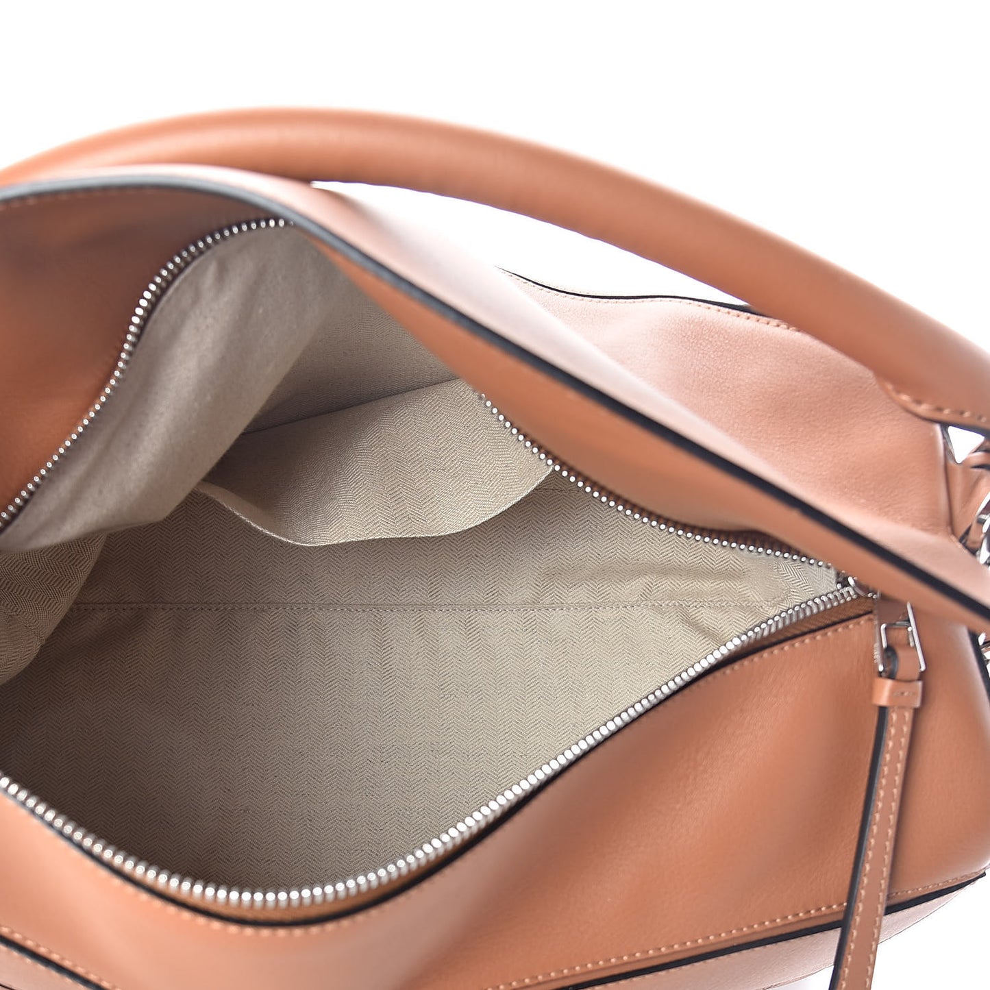 Calfskin Large Puzzle Bag Tan