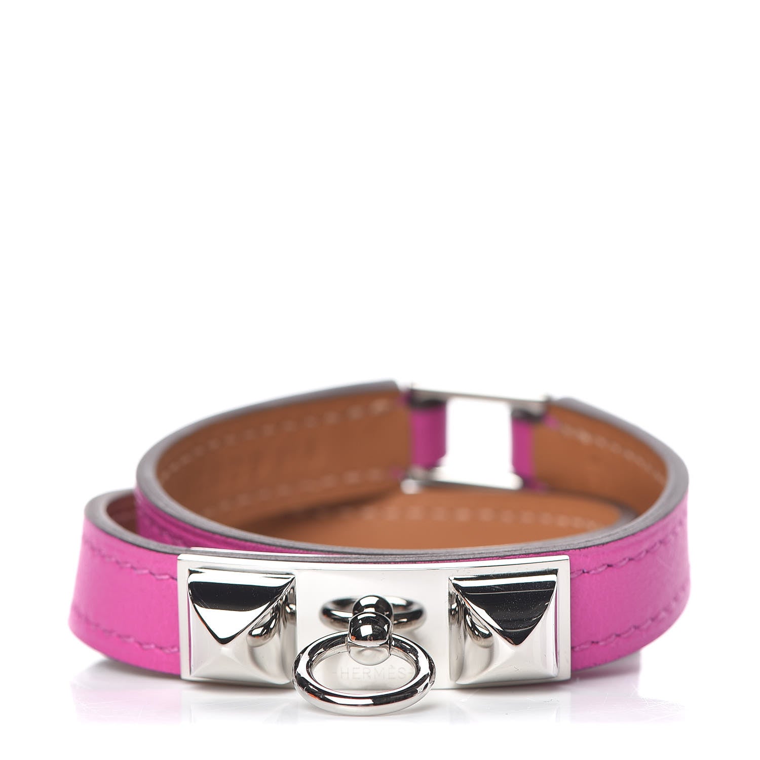 Hermes Swift Rivale Double Tour Bracelet T1 Magnolia 1 of 7