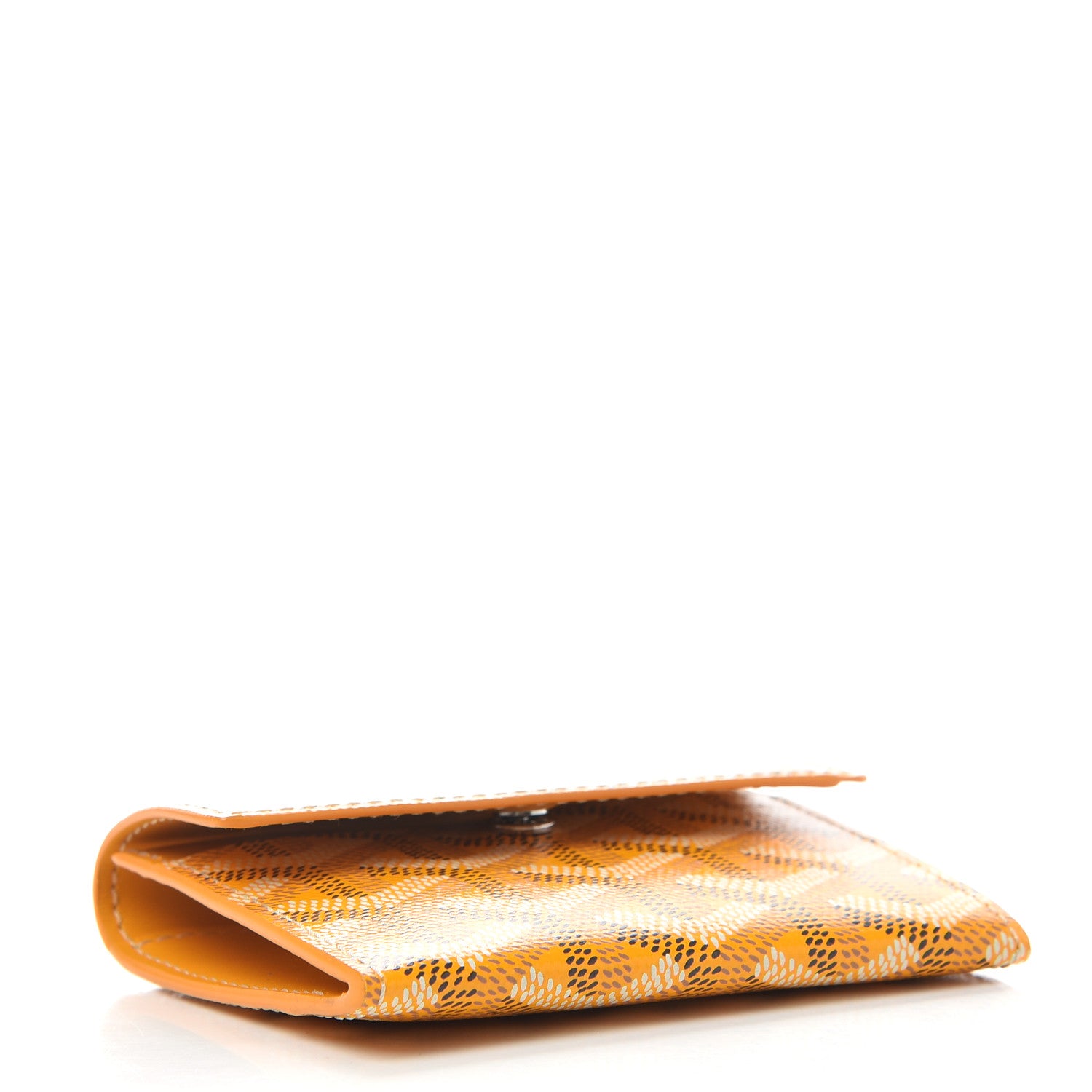 Goyard Goyardine Marigny Coin Purse Wallet Yellow 4 of 7