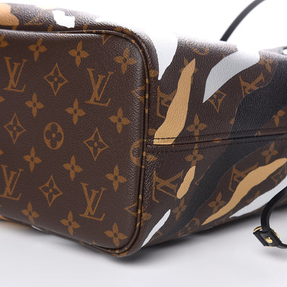 Louis Vuitton X LOL Monogram Neverfull MM Gold Silver 9 of 10