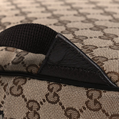 Gucci Monogram Travel Backpack Dark Brown 8 of 10