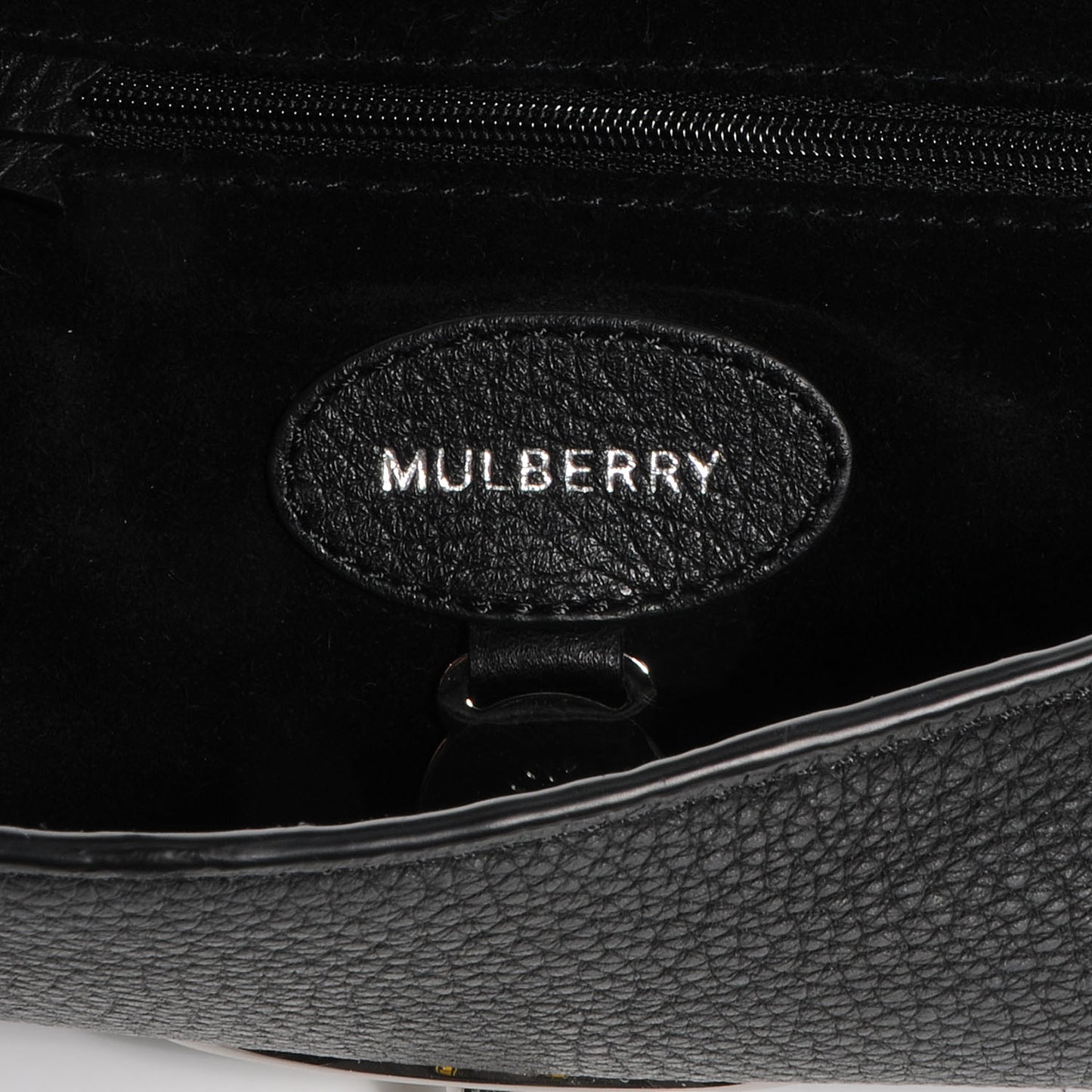 Soft Grain Leather Lily Flap Black