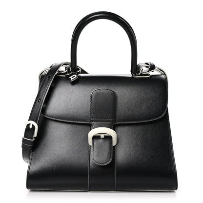 Delvaux Box Calfskin MM Brillant Clouds Satchel Black Ciel 1 of 15