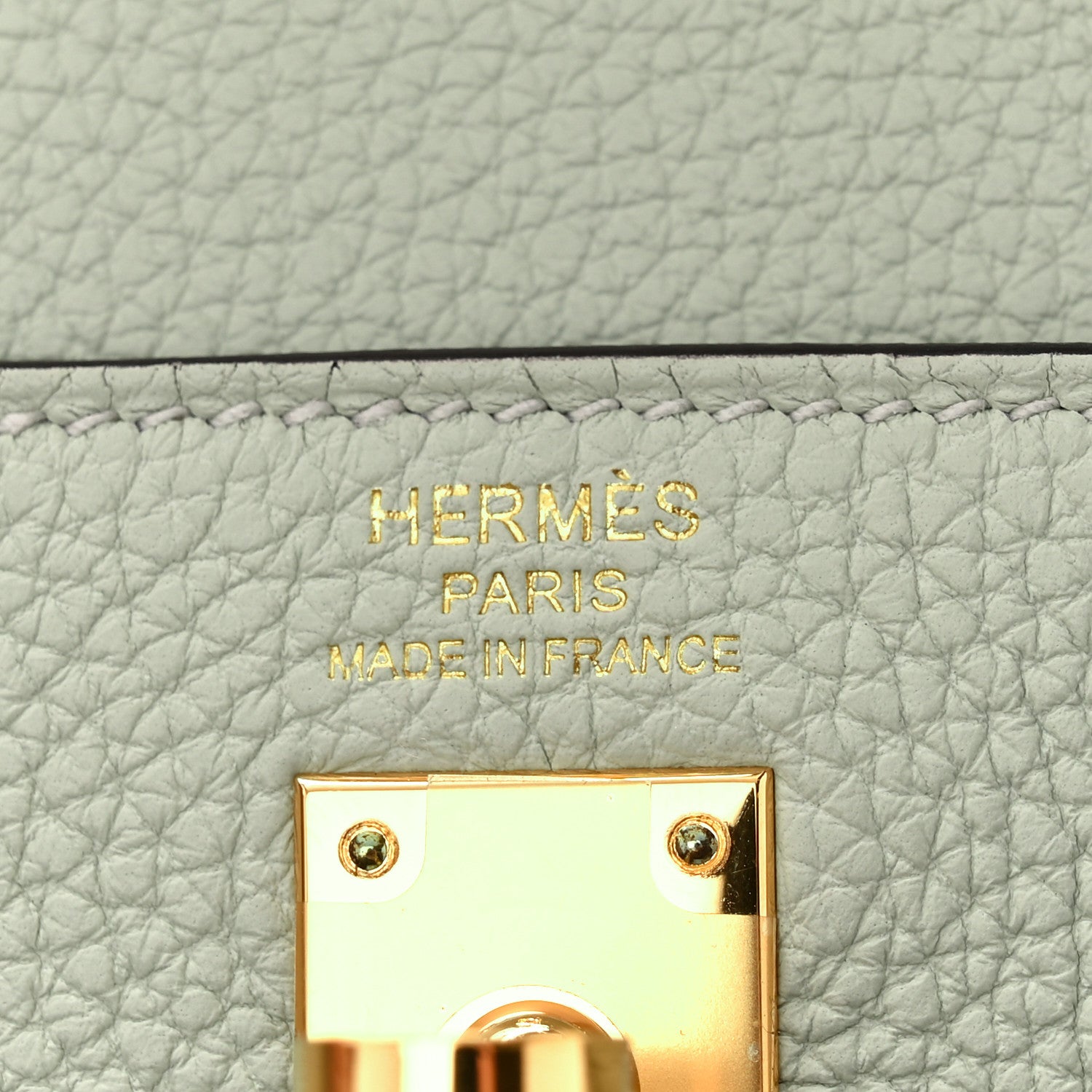 Hermes Togo Kelly Retourne 25 Gris Neve 6 of 11