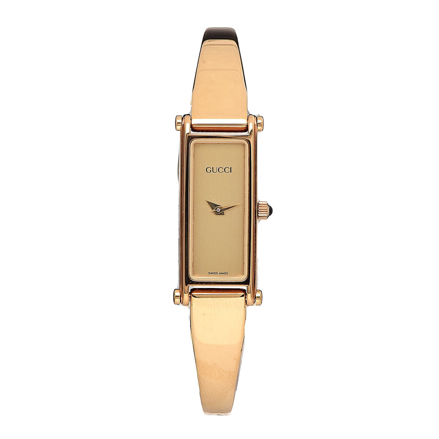 Stainless Steel 12mm 1500L Horsebit Quartz Watch Gold